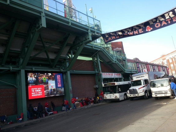 2014 Boston Red Sox Opening Day - Social Media Board