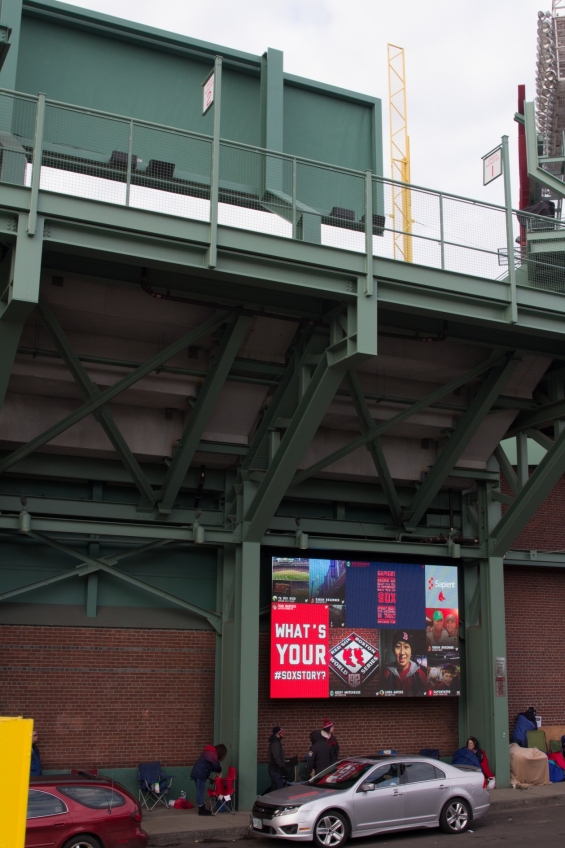 2014 Boston Red Sox Opening Day - Social Media Board