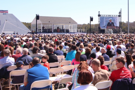 Christening of USS Zumwalt