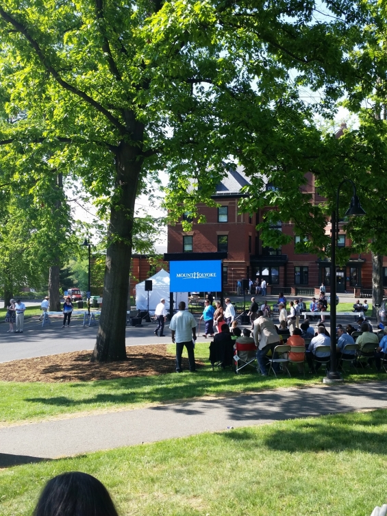 2015 Mount Holyoke College Commencement - Overflow Viewing Area