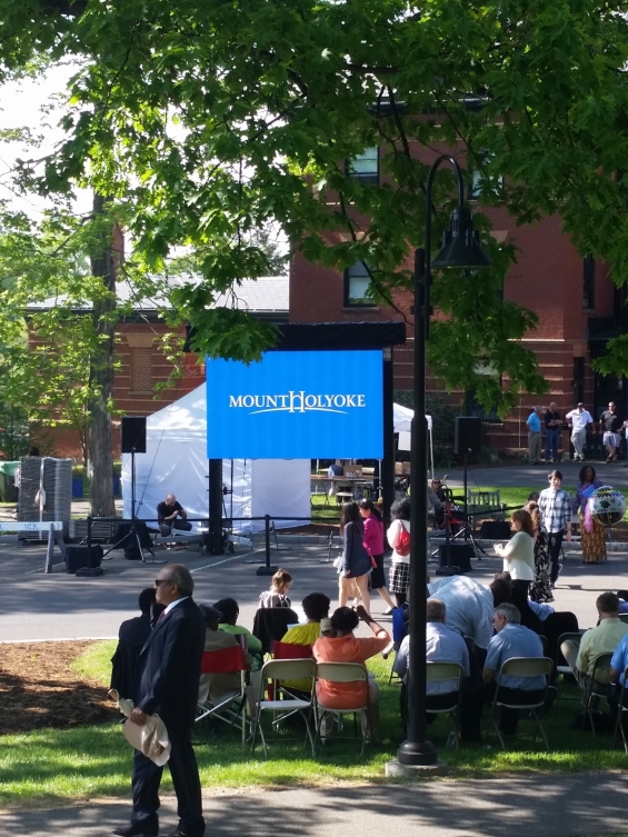 2015 Mount Holyoke College Commencement - Overflow Viewing Area
