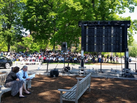 2015 Mount Holyoke College Commencement - Overflow Viewing Area