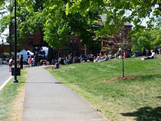 2015 Mount Holyoke College Commencement - Overflow Viewing Area