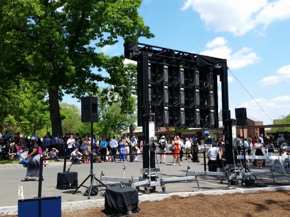 2015 Mount Holyoke College Commencement - Overflow Viewing Area