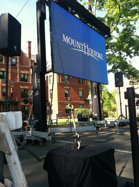 2015 Mount Holyoke College Commencement - Overflow Viewing Area