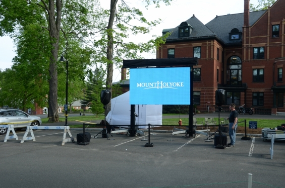 2015 Mount Holyoke College Commencement - Overflow Viewing Area