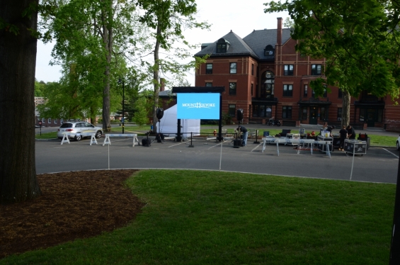 2015 Mount Holyoke College Commencement - Overflow Viewing Area